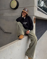 Sudadera Half zip BASIC NEGRO