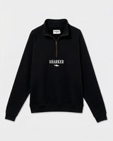 Sudadera Half zip BASIC NEGRO