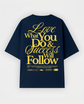 Camiseta follow AZUL