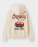 Hoodie Cherries Beige